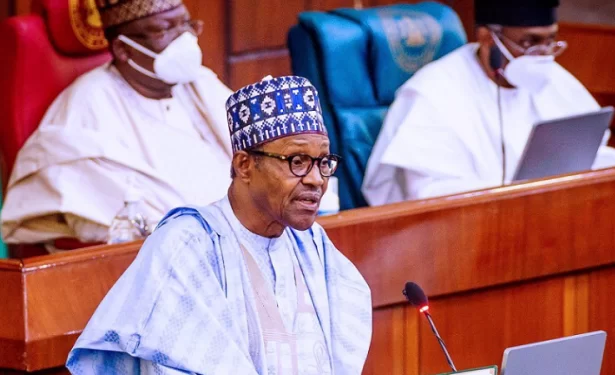 Buhari and Senate1 Buhari's request for a N819.54 billion domestic loan for capital projects is approved by the Senate