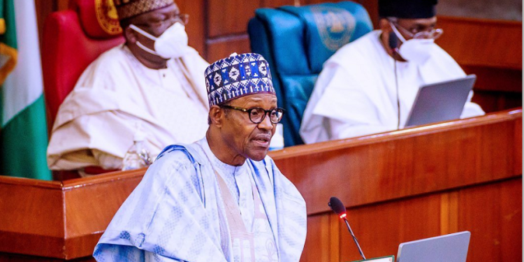 Buhari and Senate1 Buhari's request for a N819.54 billion domestic loan for capital projects is approved by the Senate