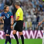 Orsato He's a huge disaster, In a vicious post-game outburst, Modric refers to the Argentina vs. Croatia referee as "one of the worst."