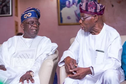 Bola Tinubu Visits Obasanjo At His Ogun Residence On August 17 2022 Obasanjo Envious Of Me, Obi's Endorsement Won't Work - Tinubu