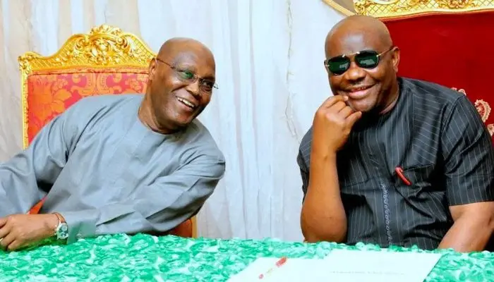 Atiku and Wike Wike: We'll drive those who caused PDP to lose the presidential election away.