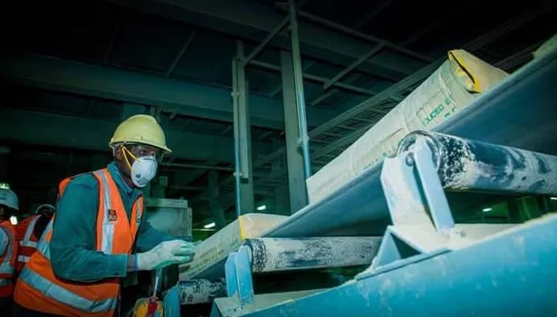 BUA Cement factory workers BUA Begins Sale Of Cement At N3,500 Per Bag On Monday